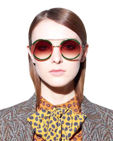 green and red gucci shades|Gucci women shades.